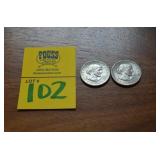 Lot of 2  1979 Susan B Anthony $1 Coins