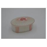 Fenton Hand Painted Trinket Box