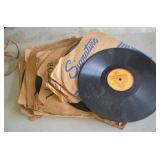 Stack of Victrola Records