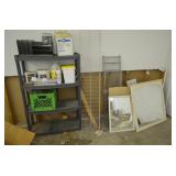 Lot of Mirrors, Shelving, Plastic Shelf