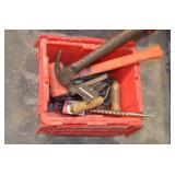 Red Tote of Hammers & Tools