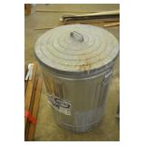 Galvanized Trash Can with 50lb of Grass Seed