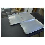 Lot of 3 - 18x13' Commercial Aluminum Pans
