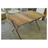Folding Wood Table 46x30x29'