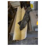 Partial Roll of Composeal & Black Plastic