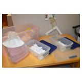 3 Totes of Catering Supplies