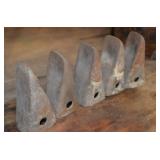 Lot of 5 Excavator Teeth