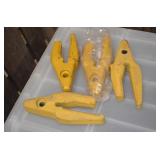 Lot of 4 CAT Bucket Tooth Adapters