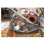 Tote with Tools & Piple Clamp