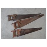 Lot of 3 Hand Saws