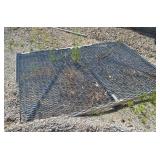 Large Steel Framed Grate 78x108' Frame is 2'
