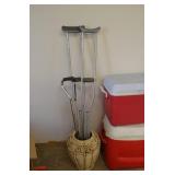 Flowerpot Crutches Cane