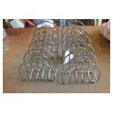 Lot of 6 Metal Napkin Holders