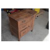 Antique Oak Wash Stand 29x18x30' Tall