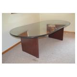 Conference Table with Glass Top
