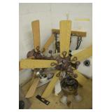 Large Lot of Ceiling Fans and Parts