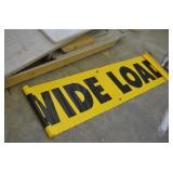New WIDE LOAD Banner