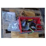 Tote of Hardware & Misc