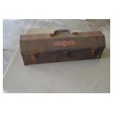 Metal Toolbox & Contents