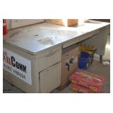 3 Drawer Metal Desk 70x36x30'