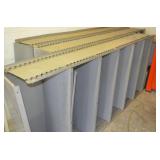 3 Sections of 7ft Steel Shelving
