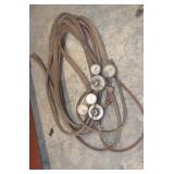 Acetylene Hose & Gauge Set