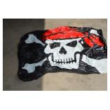 3x5' Blow Up Skull Float