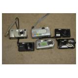 Lot of 6 Digital Cameras