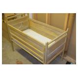 Vintage Wood Doll Bed
