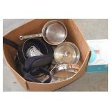 Box Lot - Cookware & Wine Glasses