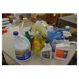 Large Tote of Cleaning Supplies - None are full