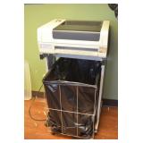 Working Large Shredder in Stand