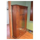 Vintage Hand Made Solid Wood Gun Cabinet