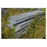 8 Pc Galvanized Walkway 24' Wide Up to 10' Long