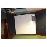 Dry Erase Wall Cabinet 48x48x4'