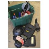 Tote of Cable & Misc Items