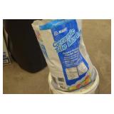 Half +/- of 50lb Bag of Ceramic Tile Mortar - Grey