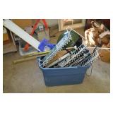 Tote with Helmet, Shelves, and More