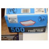 Partial Case of Food Trays