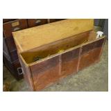 Large Wood Worksite Box & Contents