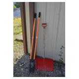 Snow Shovel and Post Hole Digger