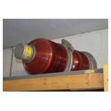 Large Red Tower Light 30' Glass Globe