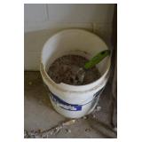 Bucket of Salt with Shovel