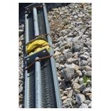 Metal Grate with 3 Pedestal Legs 11.5' W 10' Long