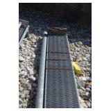 Metal Grate with 3 Pedestal Legs 11.5' W 10' Long