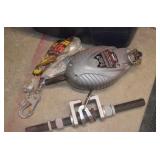 Safety Tie Off System Parts in Tote