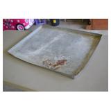 Vintage Hardware Store Metal Tray 18x24x1'