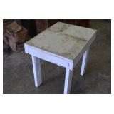 Primitive White Wood Table