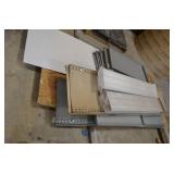 Pallet of Metal Shelving & Lights