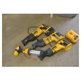 Lot of 18 Volt Dewalt Tools